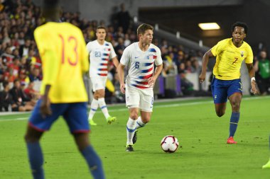 ABD Erkekler Milli Takımı 21 Mart 2019 tarihinde Orlando Florida 'daki Orlando City Stadyumu' nda Ekvador Milli Takımı 'na ev sahipliği yaptı. Fotoğraf: Marty Jean-Louis