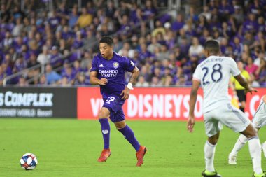 Orlando City 20 Şubat 2019 Çarşamba günü Orlando Fl 'daki Orlando City Stadyumu' nda New England 'a ev sahipliği yaptı. Fotoğraf: Marty Jean-Louis