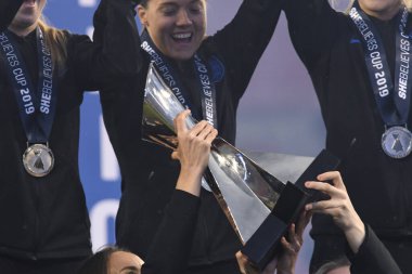 SheBelieves Kupası, 5 Mart 2019 tarihinde Tampa Florida Raymond James Stadyumu 'nda İngiltere' yi şampiyon ilan etmiştir. Fotoğraf: Marty Jean-Louis