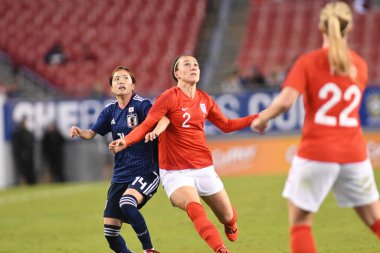 Japonya, İngiltere 'ye karşı Raymond James Stadyumu' nda 5 Mart 2019 'da Tampa Florida' da. Fotoğraf: Marty Jean-Louis