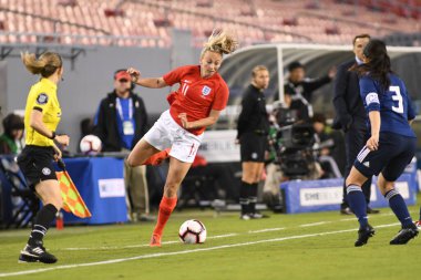 Japonya, İngiltere 'ye karşı Raymond James Stadyumu' nda 5 Mart 2019 'da Tampa Florida' da. Fotoğraf: Marty Jean-Louis