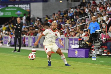 Flamengo Eintracht Frankfurt 'a karşı 12 Ocak 2019 Cumartesi günü Orlando City Stadyumu' nda. Fotoğraf: Marty Jean-Louis