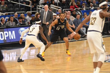 Orlando Magic, 31 Ocak 2019 tarihinde Orlando Florida 'daki Amway Center' da Indiana Pacers 'a ev sahipliği yapmaktadır. Fotoğraf: Marty Jean-Louis