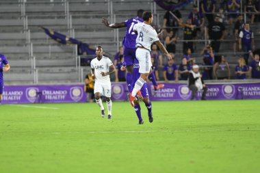Orlando City 20 Şubat 2019 Çarşamba günü Orlando Fl 'daki Orlando City Stadyumu' nda New England 'a ev sahipliği yaptı. Fotoğraf: Marty Jean-Louis