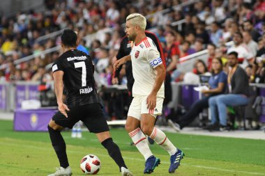 Flamengo Eintracht Frankfurt 'a karşı 12 Ocak 2019 Cumartesi günü Orlando City Stadyumu' nda. Fotoğraf: Marty Jean-Louis