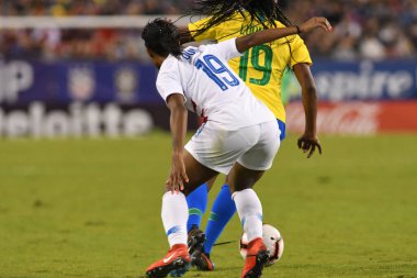 SheBelieves Kupası Finali, 5 Mart 2019 'da Tampa Florida Raymond James Stadyumu' nda ABD ile Brezilya arasında oynanacak. Fotoğraf: Marty Jean-Louis