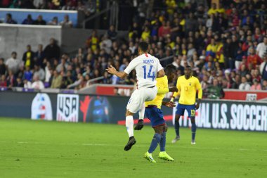 ABD Erkekler Milli Takımı 21 Mart 2019 tarihinde Orlando Florida 'daki Orlando City Stadyumu' nda Ekvador Milli Takımı 'na ev sahipliği yaptı. Fotoğraf: Marty Jean-Louis