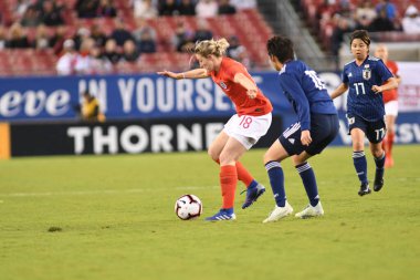 Japonya, İngiltere 'ye karşı Raymond James Stadyumu' nda 5 Mart 2019 'da Tampa Florida' da. Fotoğraf: Marty Jean-Louis