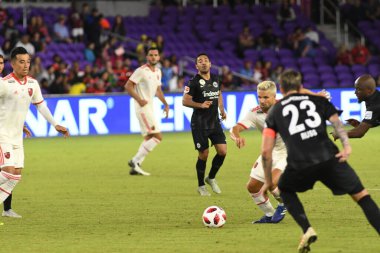 Flamengo Eintracht Frankfurt 'a karşı 12 Ocak 2019 Cumartesi günü Orlando City Stadyumu' nda. Fotoğraf: Marty Jean-Louis