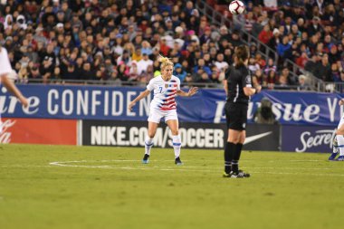 SheBelieves Kupası Finali, 5 Mart 2019 'da Tampa Florida Raymond James Stadyumu' nda ABD ile Brezilya arasında oynanacak. Fotoğraf: Marty Jean-Louis