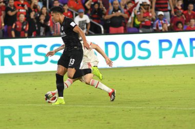 Flamengo Eintracht Frankfurt 'a karşı 12 Ocak 2019 Cumartesi günü Orlando City Stadyumu' nda. Fotoğraf: Marty Jean-Louis