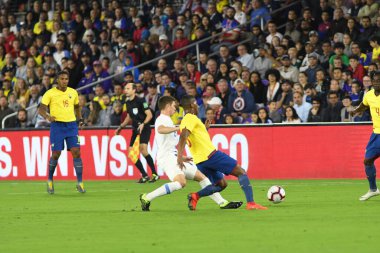ABD Erkekler Milli Takımı 21 Mart 2019 tarihinde Orlando Florida 'daki Orlando City Stadyumu' nda Ekvador Milli Takımı 'na ev sahipliği yaptı. Fotoğraf: Marty Jean-Louis