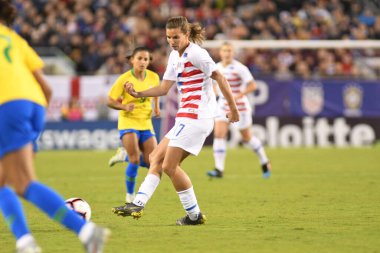 SheBelieves Kupası Finali, 5 Mart 2019 'da Tampa Florida Raymond James Stadyumu' nda ABD ile Brezilya arasında oynanacak. Fotoğraf: Marty Jean-Louis