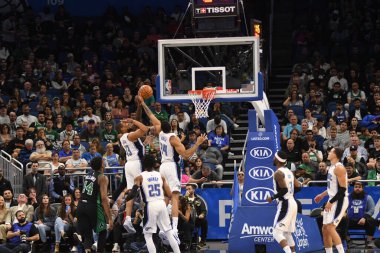Orlando Magic 12 Ocak 2019 tarihinde Boston Celtics 'e Amway Stadyumu' nda ev sahipliği yaptı. Fotoğraf: Marty Jean-Louis