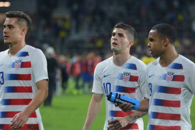 ABD Erkekler Milli Takımı 21 Mart 2019 tarihinde Orlando Florida 'daki Orlando City Stadyumu' nda Ekvador Milli Takımı 'na ev sahipliği yaptı. Fotoğraf: Marty Jean-Louis