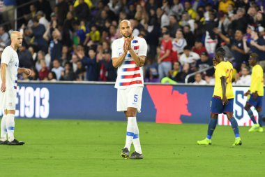 ABD Erkekler Milli Takımı 21 Mart 2019 tarihinde Orlando Florida 'daki Orlando City Stadyumu' nda Ekvador Milli Takımı 'na ev sahipliği yaptı. Fotoğraf: Marty Jean-Louis