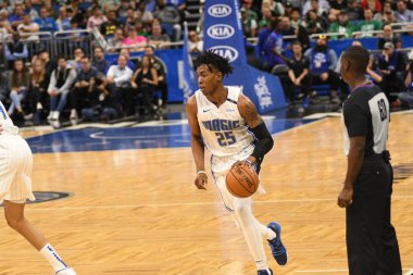 Orlando Magic 12 Ocak 2019 tarihinde Boston Celtics 'e Amway Stadyumu' nda ev sahipliği yaptı. Fotoğraf: Marty Jean-Louis