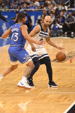 Orlando Magic, 7 Şubat 2019 'da Orlando, Florida' da Amway Arena 'da Minnesota Timberwolves' a ev sahipliği yapar. Fotoğraf: Marty Jean-Louis
