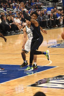 Orlando Magic, 19 Ocak 2019 Cumartesi günü Orlando Florida 'daki Amway Arena' da Milwaukee Doları 'na ev sahipliği yapıyor. Fotoğraf: Marty Jean-Louis