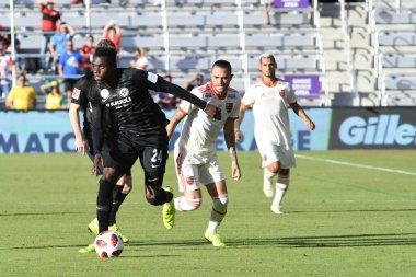 Flamengo Eintracht Frankfurt 'a karşı 12 Ocak 2019 Cumartesi günü Orlando City Stadyumu' nda. Fotoğraf: Marty Jean-Louis