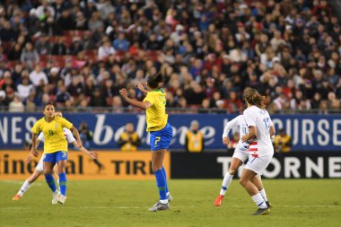 SheBelieves Kupası Finali, 5 Mart 2019 'da Tampa Florida Raymond James Stadyumu' nda ABD ile Brezilya arasında oynanacak. Fotoğraf: Marty Jean-Louis