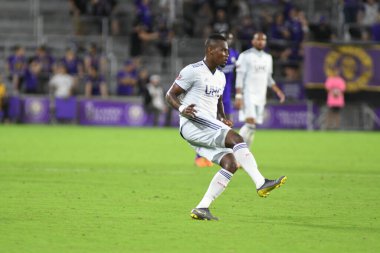 Orlando City 20 Şubat 2019 Çarşamba günü Orlando Fl 'daki Orlando City Stadyumu' nda New England 'a ev sahipliği yaptı. Fotoğraf: Marty Jean-Louis