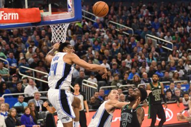 Orlando Magic 12 Ocak 2019 tarihinde Boston Celtics 'e Amway Stadyumu' nda ev sahipliği yaptı. Fotoğraf: Marty Jean-Louis