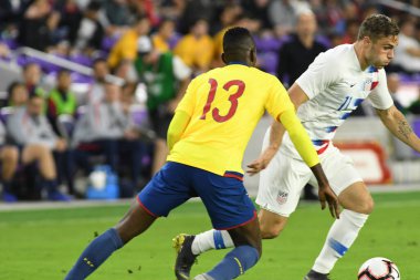 ABD Erkekler Milli Takımı 21 Mart 2019 tarihinde Orlando Florida 'daki Orlando City Stadyumu' nda Ekvador Milli Takımı 'na ev sahipliği yaptı. Fotoğraf: Marty Jean-Louis
