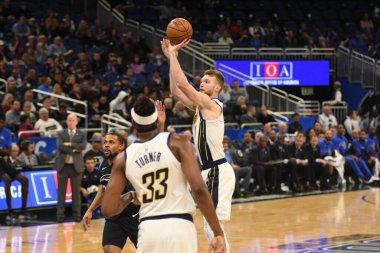 Orlando Magic, 31 Ocak 2019 tarihinde Orlando Florida 'daki Amway Center' da Indiana Pacers 'a ev sahipliği yapmaktadır. Fotoğraf: Marty Jean-Louis