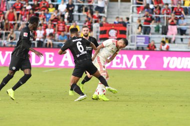 Flamengo Eintracht Frankfurt 'a karşı 12 Ocak 2019 Cumartesi günü Orlando City Stadyumu' nda. Fotoğraf: Marty Jean-Louis