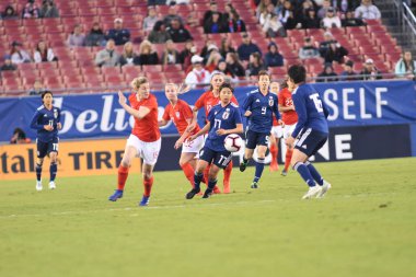 Japonya, İngiltere 'ye karşı Raymond James Stadyumu' nda 5 Mart 2019 'da Tampa Florida' da. Fotoğraf: Marty Jean-Louis