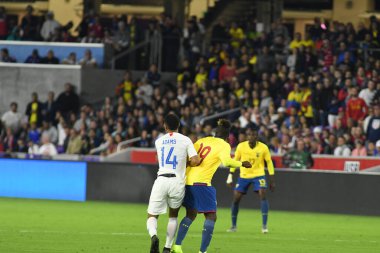 ABD Erkekler Milli Takımı 21 Mart 2019 tarihinde Orlando Florida 'daki Orlando City Stadyumu' nda Ekvador Milli Takımı 'na ev sahipliği yaptı. Fotoğraf: Marty Jean-Louis