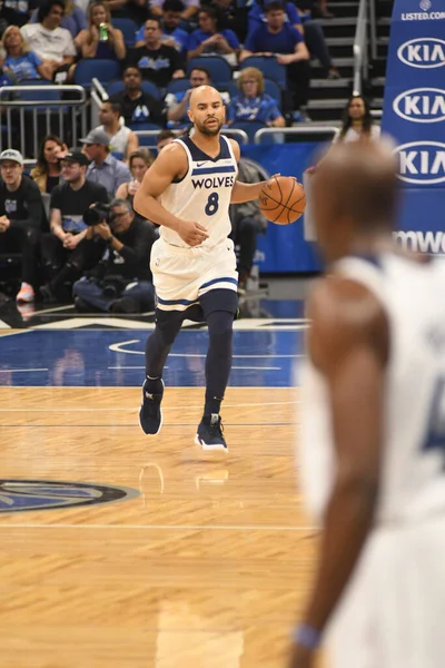 Orlando Magic Φιλοξενεί Minnesota Timberwolves Στο Amway Arena Στις Φεβρουαρίου — Φωτογραφία Αρχείου