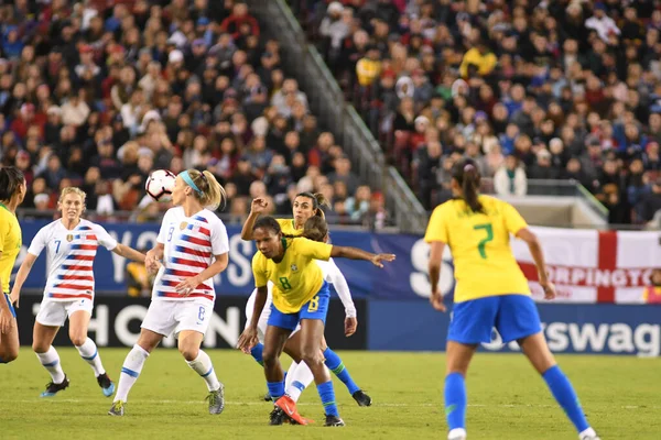 Shebelieves Cup Final Usa Brazil Raymond James Stadium Tampa Florida — Stock Photo, Image