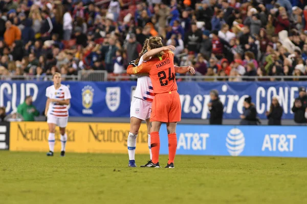 Finale Coupe Shebelieves Avec Les États Unis Brésil Stade Raymond — Photo