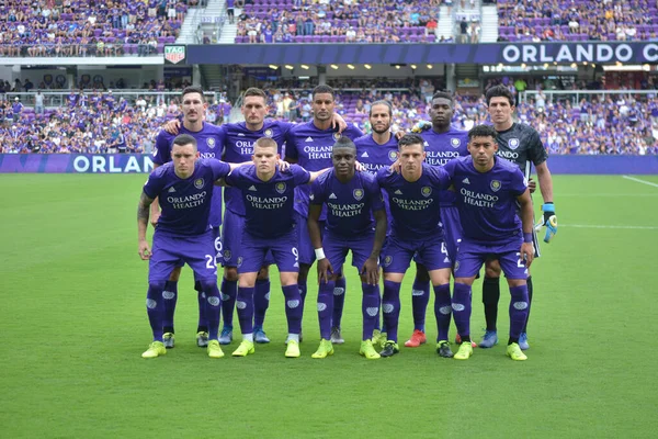 Orlando City Accueille New York City Orlando City Stadium Orlando — Photo