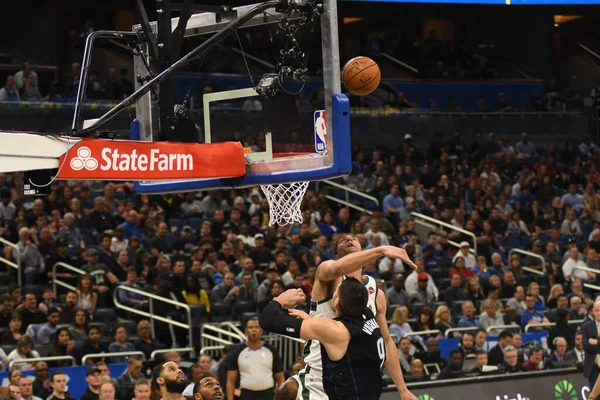 Orlando Magic Acoge Los Milwaukee Bucks Amway Arena Orlando Florida —  Fotos de Stock