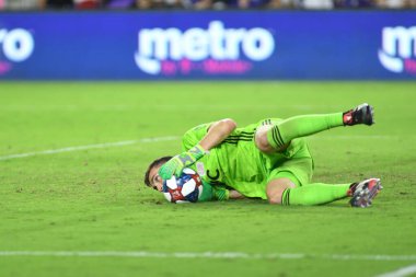 Orlando City 20 Şubat 2019 Çarşamba günü Orlando Fl 'daki Orlando City Stadyumu' nda New England 'a ev sahipliği yaptı. Fotoğraf: Marty Jean-Louis