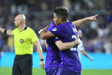 Orlando City 20 Şubat 2019 Çarşamba günü Orlando Fl 'daki Orlando City Stadyumu' nda New England 'a ev sahipliği yaptı. Fotoğraf: Marty Jean-Louis