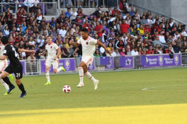 Flamengo Eintracht Frankfurt 'a karşı 12 Ocak 2019 Cumartesi günü Orlando City Stadyumu' nda. Fotoğraf: Marty Jean-Louis