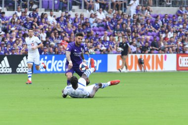 Orlando City SC, 16 Mart 2019 Cumartesi günü Orlando Florida 'daki Orlando City Stadyumu' nda Montreal Impact 'e ev sahipliği yaptı. Fotoğraf: Marty Jean-Louis