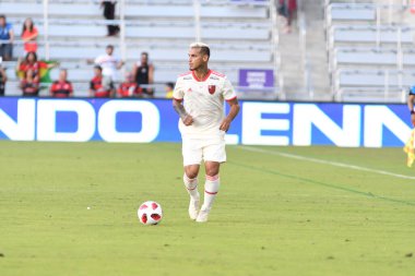 Flamengo Eintracht Frankfurt 'a karşı 12 Ocak 2019 Cumartesi günü Orlando City Stadyumu' nda. Fotoğraf: Marty Jean-Louis