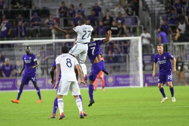 Orlando City 20 Şubat 2019 Çarşamba günü Orlando Fl 'daki Orlando City Stadyumu' nda New England 'a ev sahipliği yaptı. Fotoğraf: Marty Jean-Louis