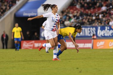 SheBelieves Kupası Finali, 5 Mart 2019 'da Tampa Florida Raymond James Stadyumu' nda ABD ile Brezilya arasında oynanacak. Fotoğraf: Marty Jean-Louis