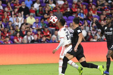 Flamengo Eintracht Frankfurt 'a karşı 12 Ocak 2019 Cumartesi günü Orlando City Stadyumu' nda. Fotoğraf: Marty Jean-Louis