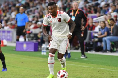 Flamengo Eintracht Frankfurt 'a karşı 12 Ocak 2019 Cumartesi günü Orlando City Stadyumu' nda. Fotoğraf: Marty Jean-Louis