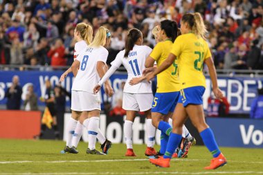 SheBelieves Kupası Finali, 5 Mart 2019 'da Tampa Florida Raymond James Stadyumu' nda ABD ile Brezilya arasında oynanacak. Fotoğraf: Marty Jean-Louis