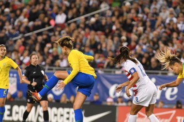 SheBelieves Kupası Finali, 5 Mart 2019 'da Tampa Florida Raymond James Stadyumu' nda ABD ile Brezilya arasında oynanacak. Fotoğraf: Marty Jean-Louis