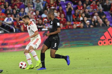 Flamengo Eintracht Frankfurt 'a karşı 12 Ocak 2019 Cumartesi günü Orlando City Stadyumu' nda. Fotoğraf: Marty Jean-Louis