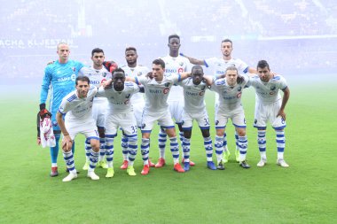 Orlando City SC, 16 Mart 2019 Cumartesi günü Orlando Florida 'daki Orlando City Stadyumu' nda Montreal Impact 'e ev sahipliği yaptı. Fotoğraf: Marty Jean-Louis